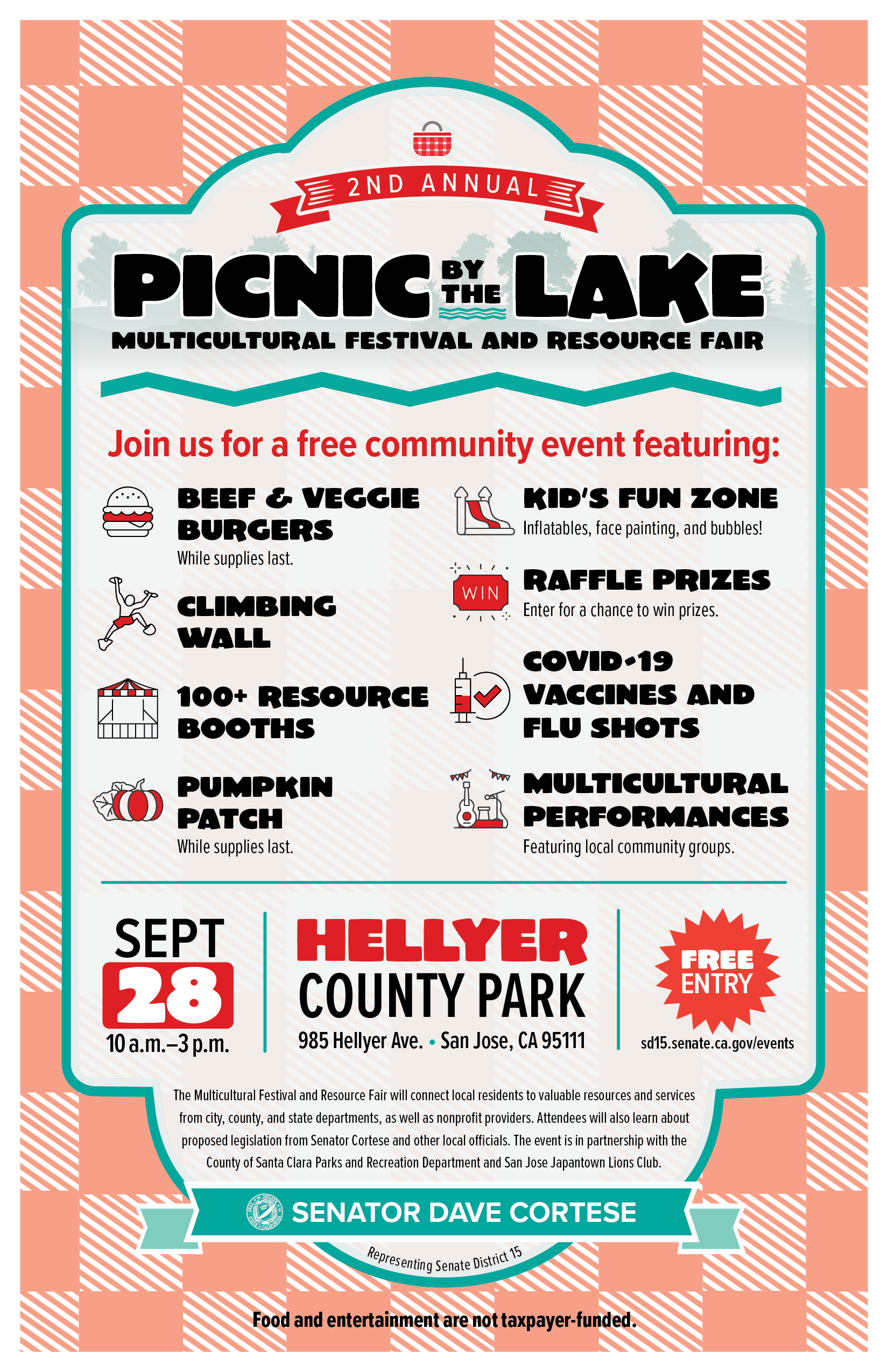 2nd Annual Picnic by the Lake: Multicultural Festival and Resource Fair