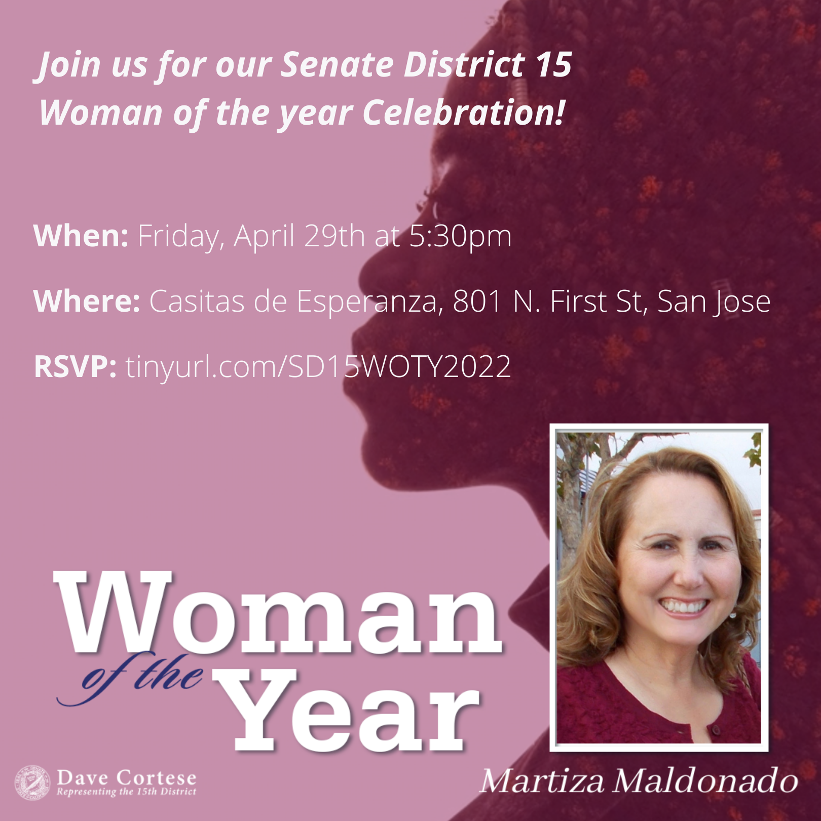 Woman of the Year - SD 15 - 2022