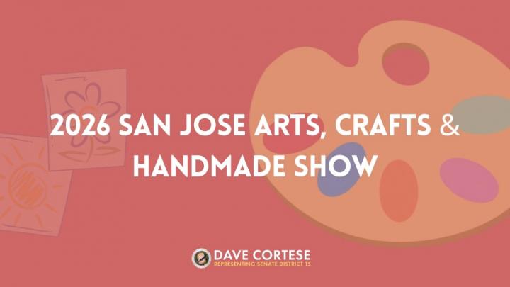Graphic reading “2026 San Jose Arts, Crafts, &amp; Handmade Show”