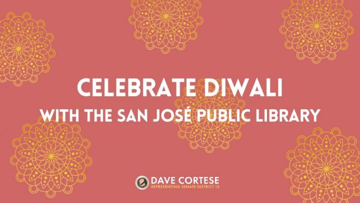 Celebrate Diwali San Jose Public Library Graphic