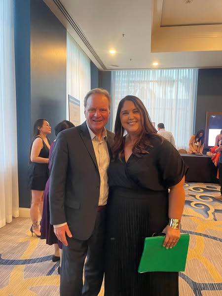 Senator Cortese with WPUSA's Executive Director, Maria Noel Fernandez.