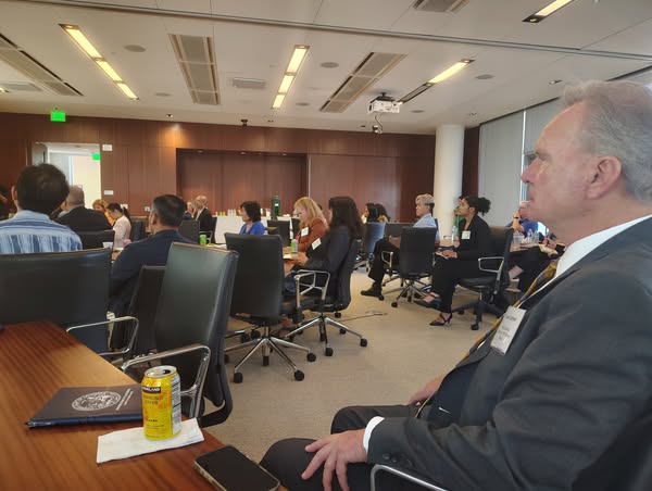 Senator Cortese photographed at Honorable Julia A. Emede’s Court Legislative Day Briefing