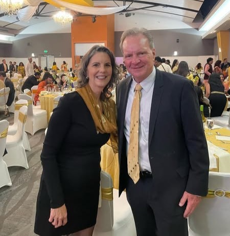 Senator Dave Cortese and Trustee Pattie Cortese attending annual Community Seva Gala