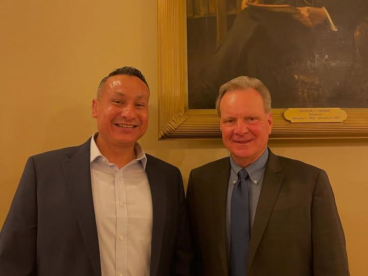 Senator Cortese pictures with Israel Garcia