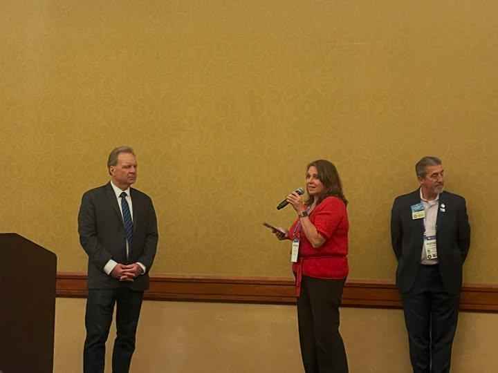 Senator Cortese photographed alongside members of the California Association of Realtors, including Gustavo Gonzalez.