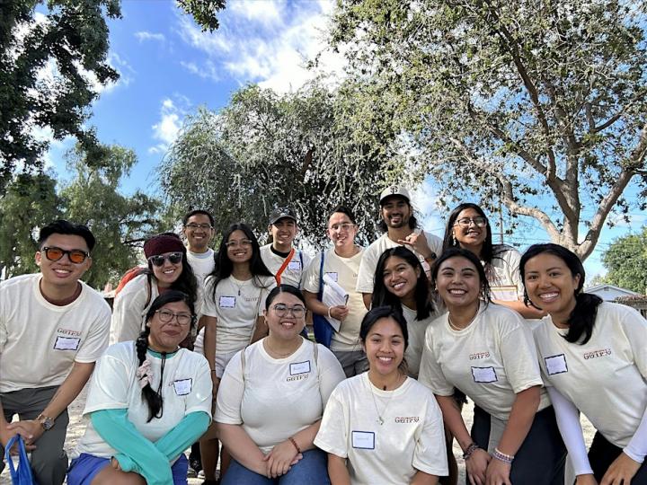 Photograph of organizers at the Voter Hub