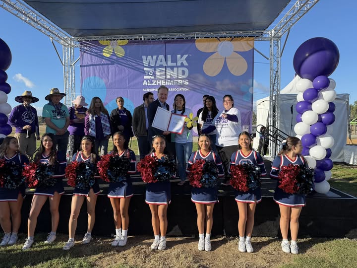 Senator Dave Cortese presenting Leigh High School rising junior, Ananya Sharma with Certificate of Recognition
