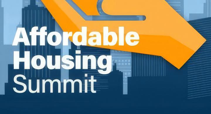 Graphic reading “Affordable Housing Summit”