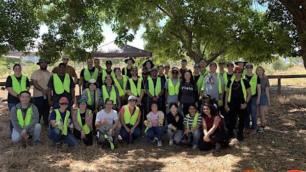 Image of volunteers at a past clean-up event