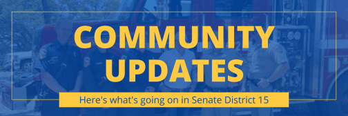Banner that says "Community Updates"