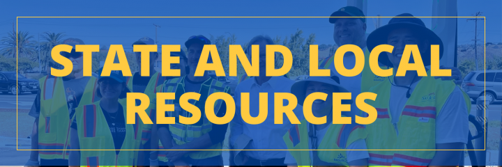Banner that says &quot;State and Local Resources&quot;