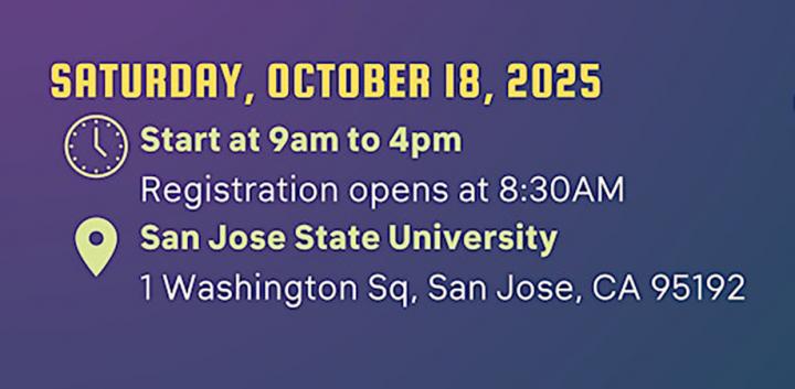 Promotional graphic for event reading “Saturday, October 18, 2025” and information pertaining to location and start time.