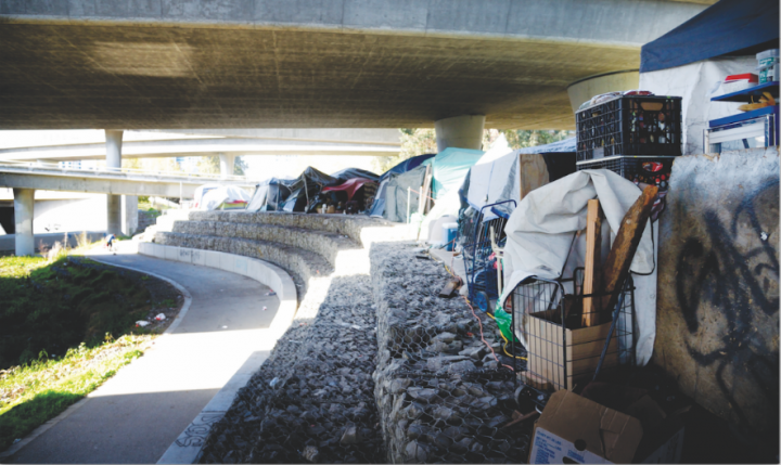 Image of San Jose unhoused encampment