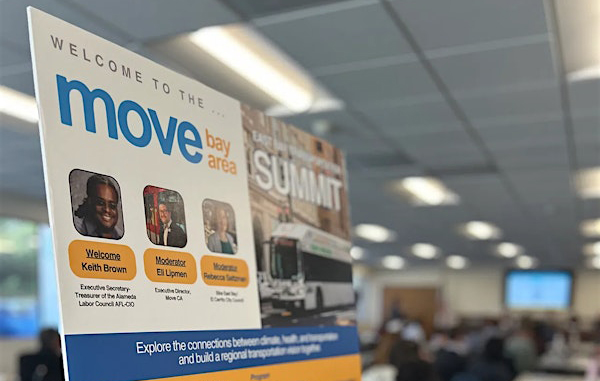Photograph of Move Bay Area signage