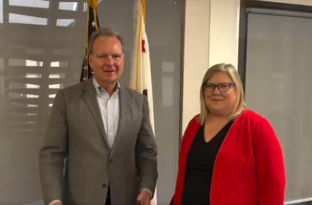 Senator Cortese with Anne Souza