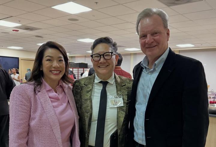 Senator Cortese with Supervisor Betty Duong and Executive Director Jen Masuda