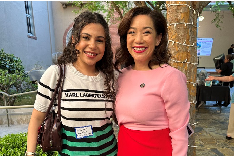 District Representative Mariam Ghallab with Supervisor Betty Duong