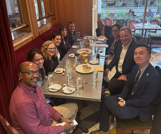 Senator Cortese alongside Assemblymember Alex Lee, Trustee Lorena Chavez, and other Teach for America leadership