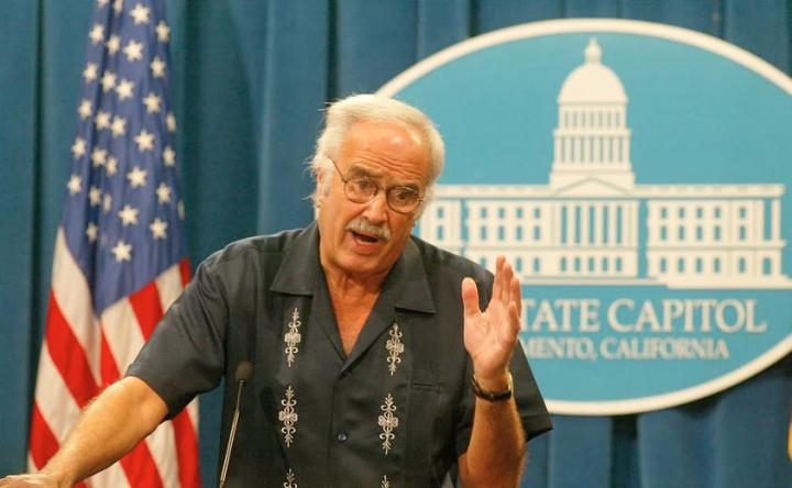 Image of the late Senator John Burton