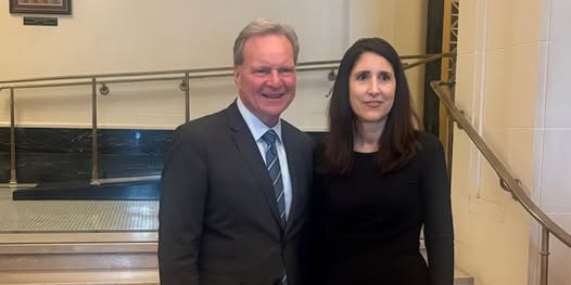 Senator Cortese with Chief Justice Patricia Guerrero