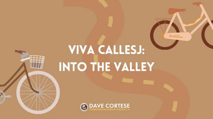 Graphic reading “Viva CalleSJ: Into the Valley”