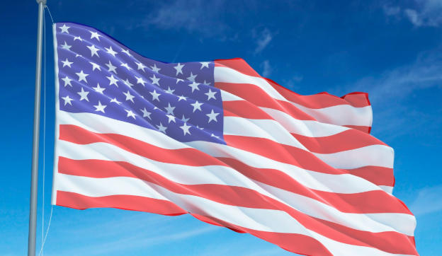 Photograph of American flag