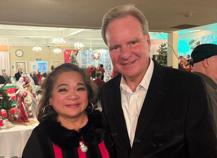 Senator Cortese with guest of the Italian American Heritage Foundation