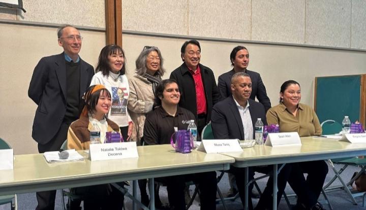 rs of Asian Law Alliance and panel pictured at the Fred Korematsu Day of Civil Liberties event