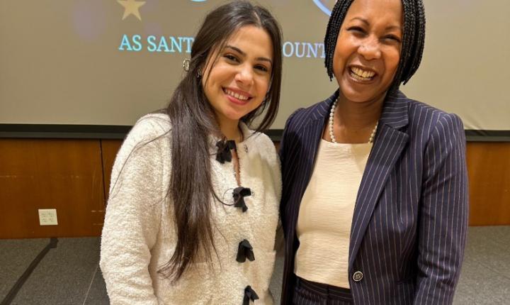 My district intern Mariam Ghallab with County Assessor Neysa Fligor