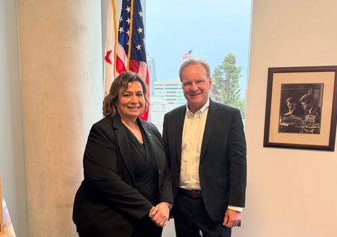 Senator Cortese photographed with City Attorney Susana Alcala