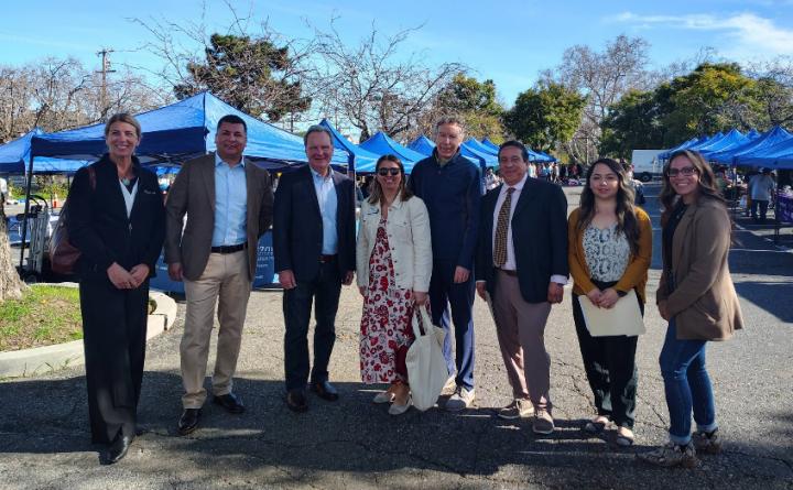 Senator Cortese with community partners at his Annual Unhoused Health Fair