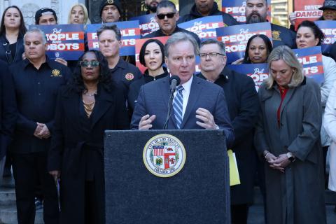 Pictured at the SB 915 press conference on February 2, 2024.