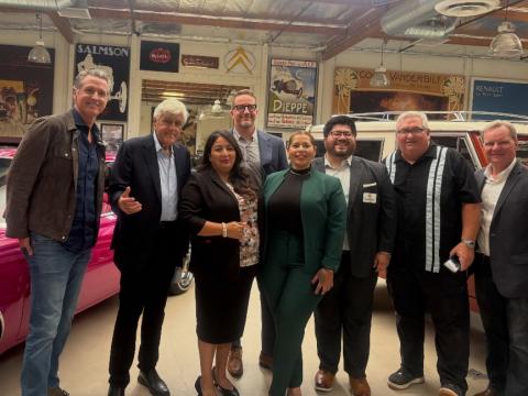 What a joyful achievement to have my bill, SB 1392 (Leno’s Law) signed by Governor Newsom in Jay Leno’s Garage! Jay Leno’s Law helps keep car culture alive by giving qualifying classic cars from model years 1976 through 1985 a new path forward under state smog rules. I am proud to see it signed!  Thank you to the bill’s sponsors, Jay Leno and the Special Equipment Market Association, and to my co-author Senator Shannon Grove, for your support in bringing this bipartisan effort to the finish line.